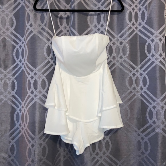 princess polly the rolla romper white - Picture 4 of 4